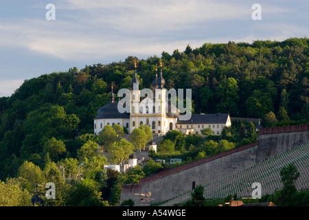 Wallfahrtskirche Käppele von Balthasar Neumann Würzburg Franken Bayern Deutschland Stockfoto