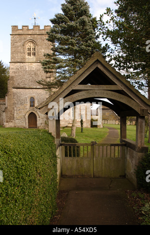 Mildenhall Kirche in der Nähe von Marlborough Wiltshire Stockfoto