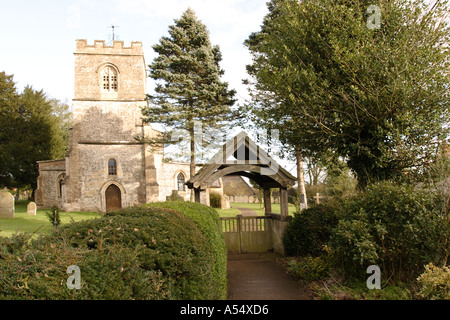 Mildenhall Kirche in der Nähe von Marlborough Wiltshire Stockfoto