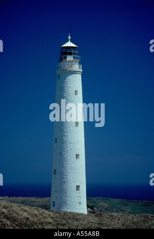 Kap Wickham Leuchtturm auf King Island, Australien. Der höchste Leuchtturm in Australien. Stockfoto