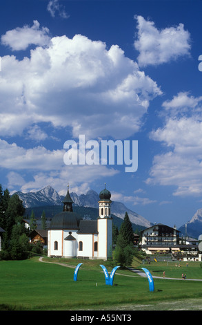 Seefeld in Tirol - Seekirchl Kirche - Tirol Österreich Stockfoto