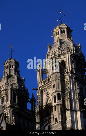 Kathedrale Saint-Gatien in Tours Indre et Loire-Frankreich Stockfoto
