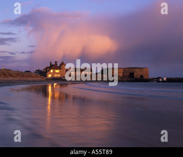 Das Dorf Beadnell auf der Northumberland Küste Englands Stockfoto