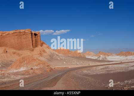 TAL DES MONDES ATACAMA WÜSTE CHILE Stockfoto