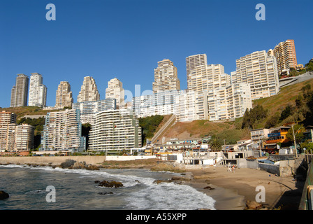 STRAND CONCON CHILE Stockfoto