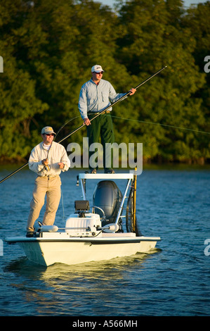 Captain Tom Rowland kämpfen Fisch Stockfoto