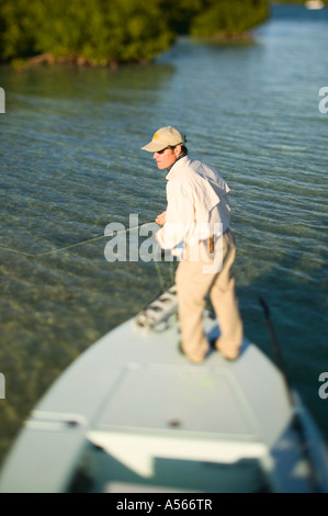 Captain Tom Rowland Casting Stockfoto