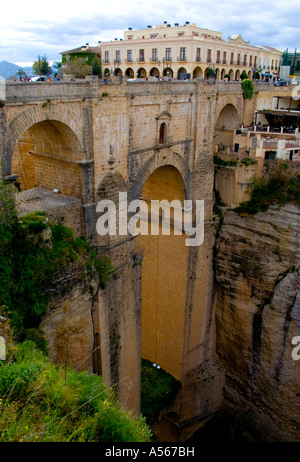 Puente Nuevo in Ronda Andalucia Spanien April 2006 Stockfoto