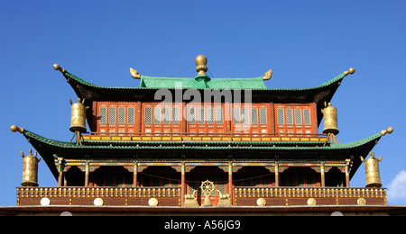 Wichtigsten Tempel Magjid Janraisig Süm Gandan-Kloster Ulan-Bator Mongolei Stockfoto