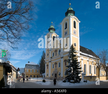 Kirche im Zentrum Stadt, St. Johann in Tirol, Tirol Österreich Stockfoto