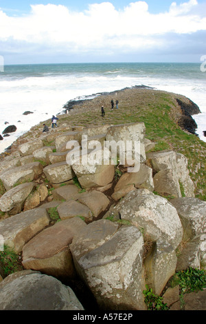 UK Nordirland County Antrim Giants Causeway Stockfoto