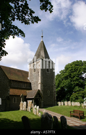 West Sussex Pagham Saint Thomas Becket Kirche Stockfoto