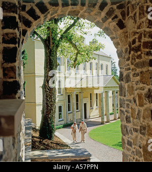 Aberglasney Mansion Llandeilo Carmarthenshire Wales Stockfoto