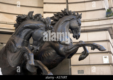 Vereinigtes Königreich, England, Großbritannien, London, Trafalgar Square, Brunnen, Brunnen, bekannt Stockfoto