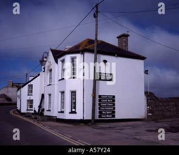 Das erste Gasthaus in England Lands End Cornwall UK Stockfoto