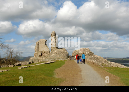 Montgomery Castle, Powys, Wales, UK Stockfoto