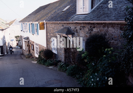 Fishermens Ferienhäuser auf der Insel St. Ives Cornwall England UK Stockfoto