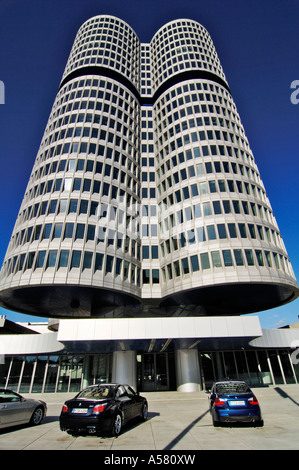 BMW-Zentrale, München, Bayern, Deutschland Stockfoto