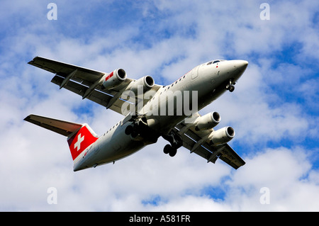 Swiss International Air Lines BAE Systems Avro 146-RJ85 Stockfoto