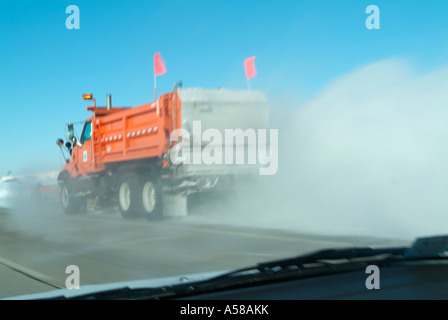 Schneepflüge in Minnesota Stockfoto