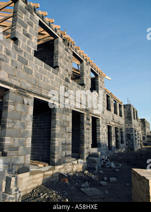 Häuser im Bau in Dublin, Irland Stockfoto