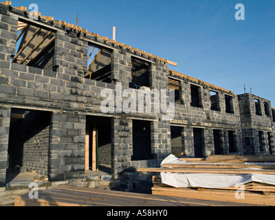 Häuser im Bau in Dublin, Irland Stockfoto