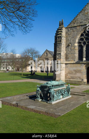 dh Kings College Kapelle ALTSTADT ABERDEEN SCHOTTLAND Bischof von elphinstone Grab Universität Kirchplatz Stockfoto