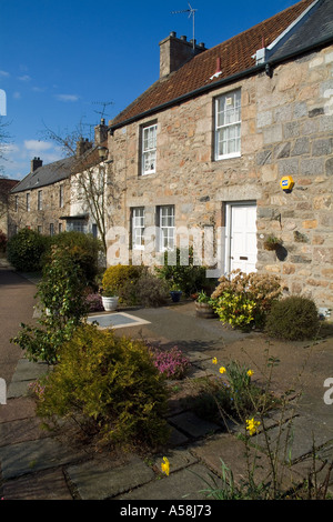 dh Wrights und Coopers platzieren DIE ALTSTADT ABERDEEN Scotland Häuser im Innenhof Gartenhaus uk Stockfoto