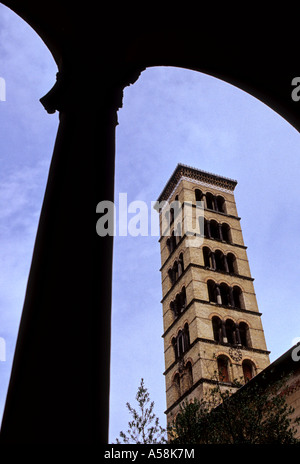 Kirchturm von der Italianate Friedenskirche Friedenskirche am östlichen Ende des Parks Sanssouci Potsdam Deutschland Stockfoto