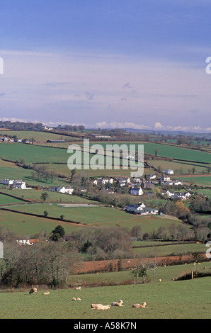 Butterleigh, ländlichen Gegend im mittleren Devon XPL 4809-451 Stockfoto