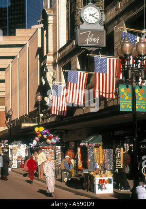 Boston Downtown Crossing einkaufen Stockfoto