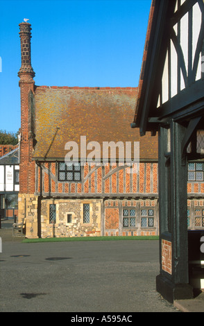 FACHWERK-GEBÄUDE IN ALDEBURGH SUFFOLK EAST ANGLIA ENGLAND UK Stockfoto