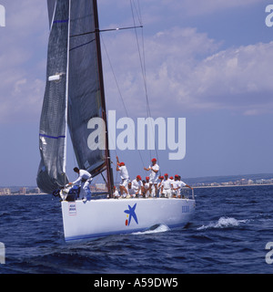 BRIBON in IMS 500 Kategorie skippered durch seine Majestät König Juan Carlos von Spanien während 22. Copa Del Rey Kings Cup Regatta 2003 Stockfoto