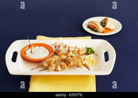 Mediterrane Küche Stockfoto