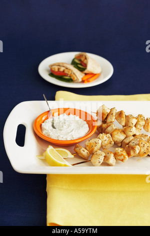Mediterrane Küche Stockfoto