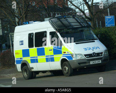 Polizeiwagen auf Patrouille in South Wales GB UK 2006 Stockfoto