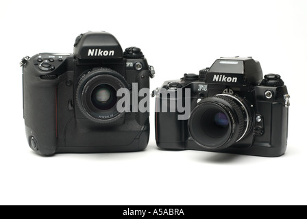 Nikon F5 35mm Film-Kamera Nikon F4 Stockfoto