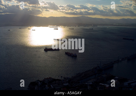 Gibraltar s Hafen April 2006 Stockfoto