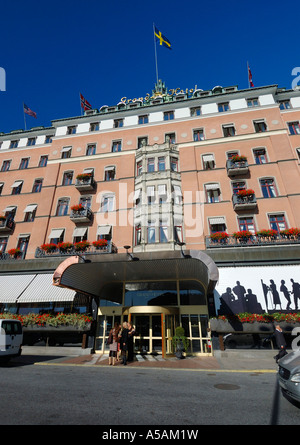 Grand Hôtel gilt als das luxuriöseste Hotel in Stockholm, Schweden, und beherbergt Nobel-Preis-Gewinner und rockstars Stockfoto