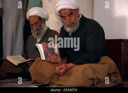Schiitischen Kleriker in Qom, Iran Stockfoto
