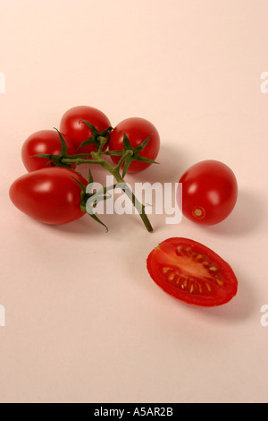 Rebe Eiertomaten Stockfoto