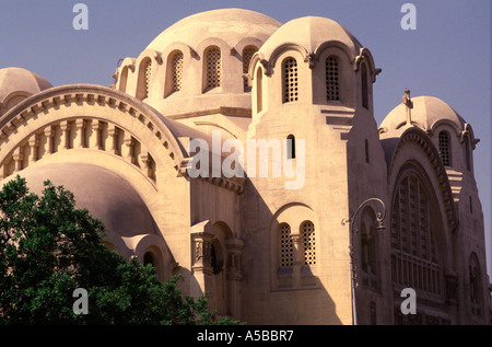 St. Mark's koptisch orthodoxen Kirche, die erste koptische Gemeinde, die gebaut wurde und im Bezirk Heliopolis in Kairo, Ägypten Stockfoto