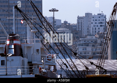 Hafen von Beirut, Libanon Stockfoto