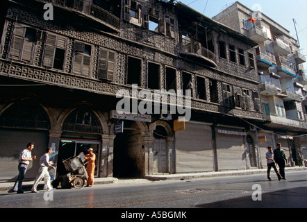 Häuser in Aleppo Syrien Stockfoto