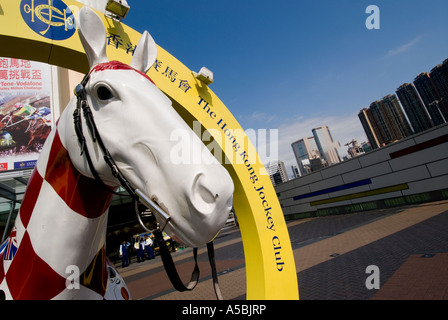 Happy Valley Racecourse Hongkong Stockfoto