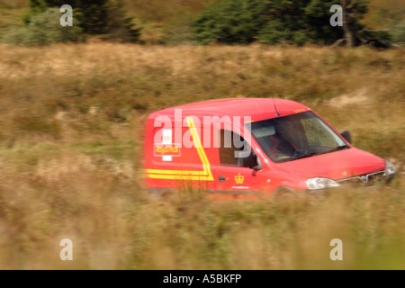 Königliche Post van Fahrt durch die Landschaft Stockfoto