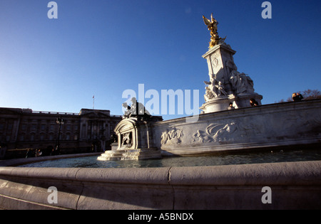 Das Queen Victoria Memorial außerhalb der Buckingham Palace Vereinigtes Königreich Stockfoto