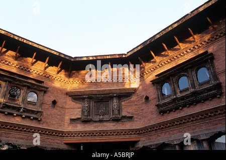 Dwarika s Hotel ist ein altes Hotel mit fünf-Sterne-Luxus in der Stadt Kathmandu Nepal Stockfoto