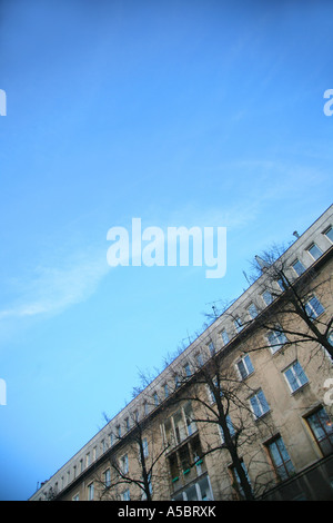 Nowa Huta Gehäuse Krakau Polen Stockfoto