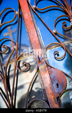 Detail Rost Stillleben La Recoleta Friedhof Friedhof von Recoleta, Buenos Aires-Argentinien-Südamerika Stockfoto